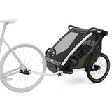 Carucior multisport Thule Chariot Lite double, Vintage Green