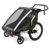 Carucior multisport Thule Chariot Lite double, Vintage Green