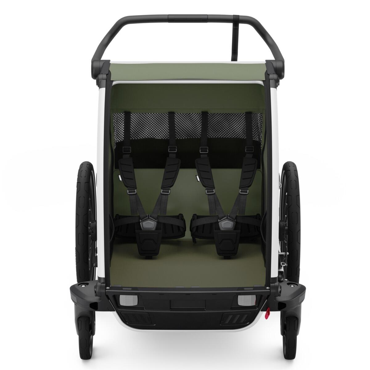 Carucior multisport Thule Chariot Lite double, Vintage Green