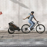 Carucior multisport Thule Chariot Lite double, Vintage Green