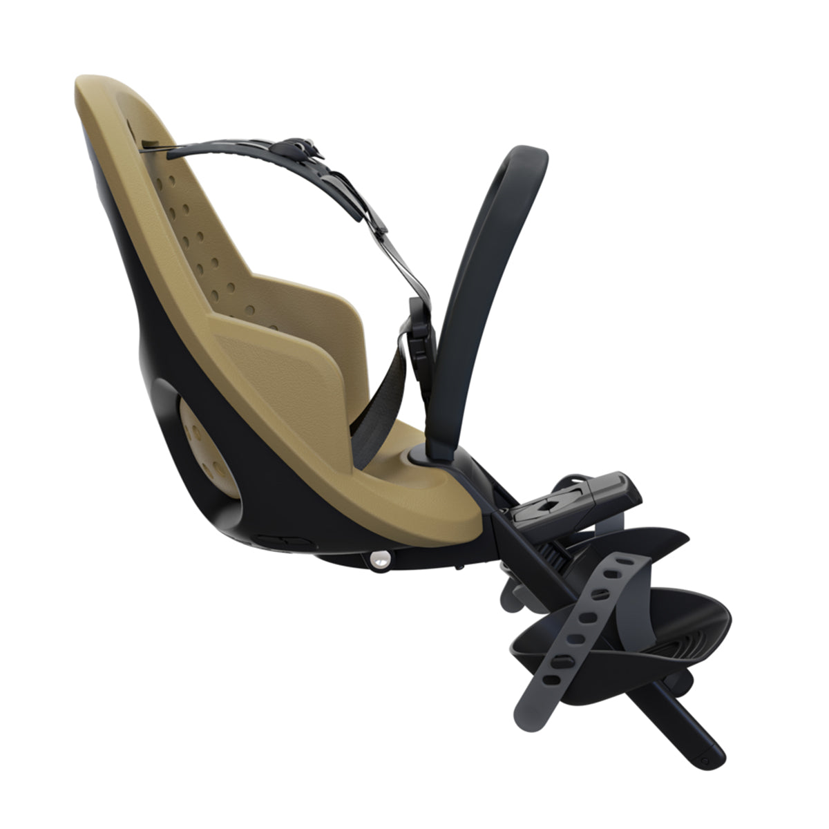 Scaun pentru copii, cu montare pe bicicleta in fata - Thule Yepp 2 Mini Front mounted, Fennel Tan