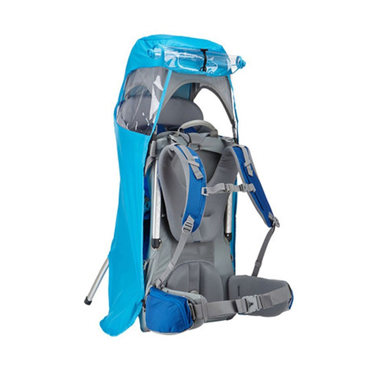Husa de protectie ploaie pentru rucsacuri transport copii, Thule, Sapling Child Carrier, Albastru
