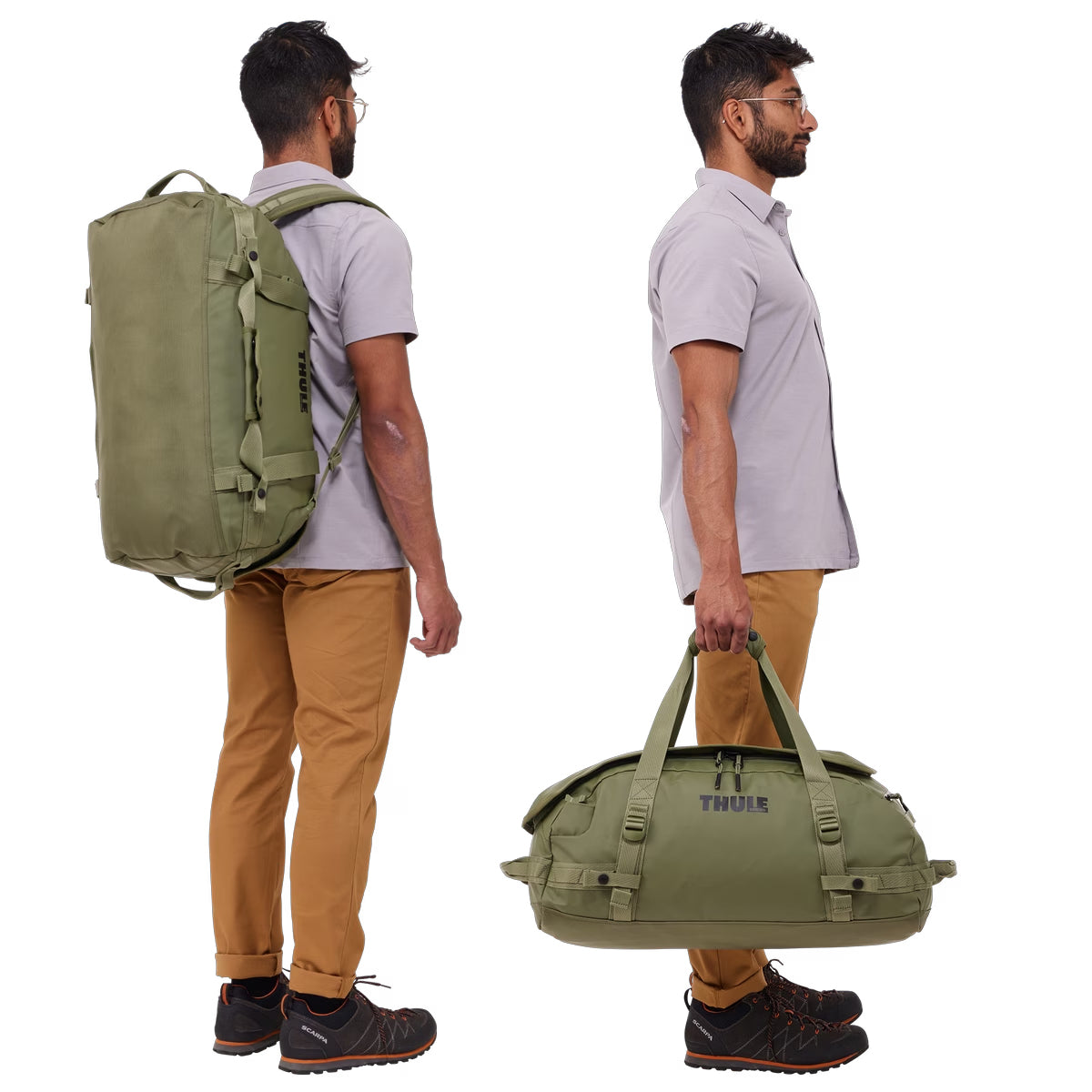 Geanta voiaj duffel, Thule, Chasm, 40L, Olivine