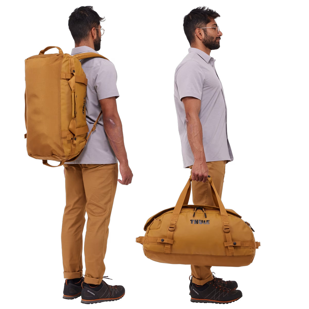 Geanta voiaj duffel, Thule, Chasm, 40L, Golden