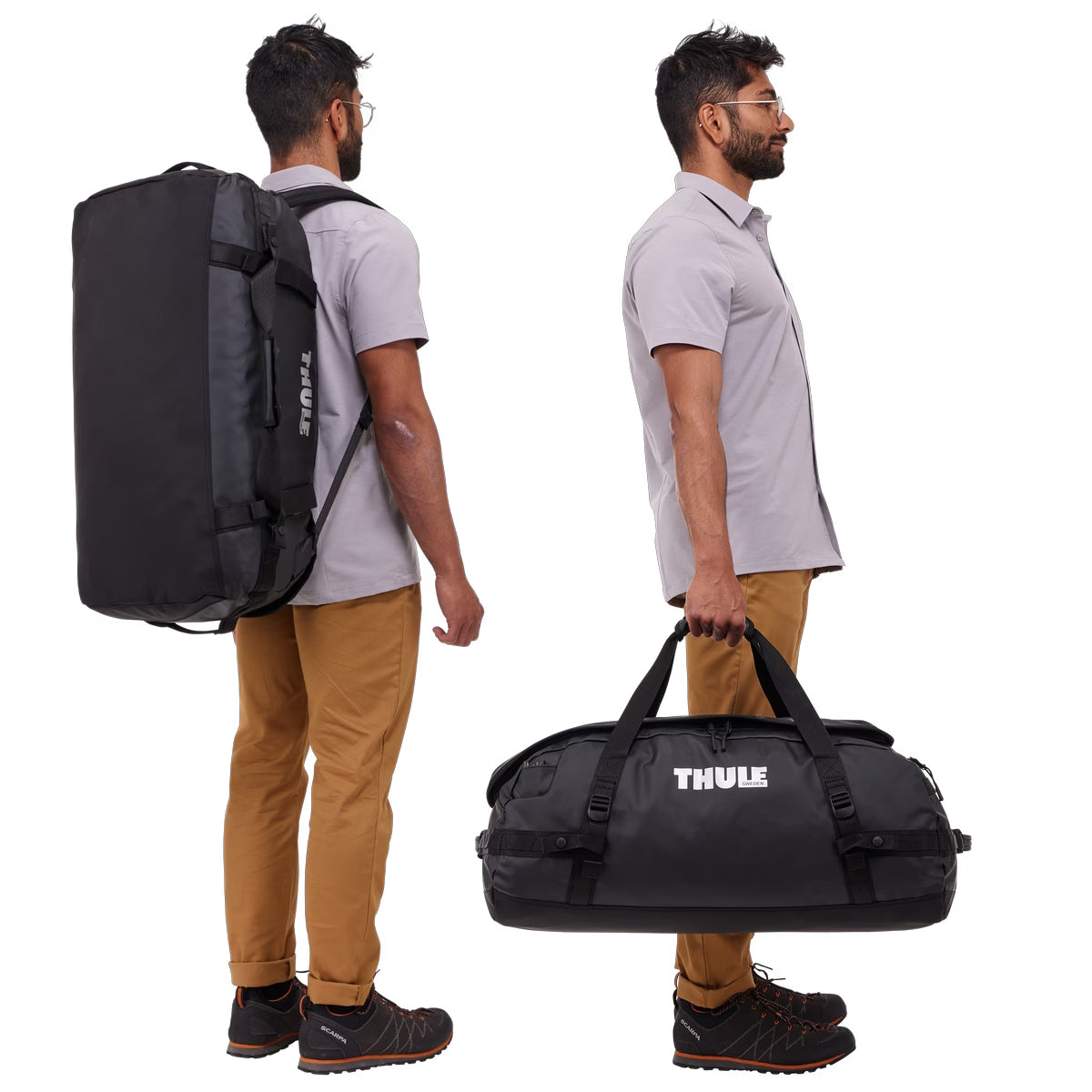 Geanta voiaj duffel, Thule, Chasm, 70L, Black