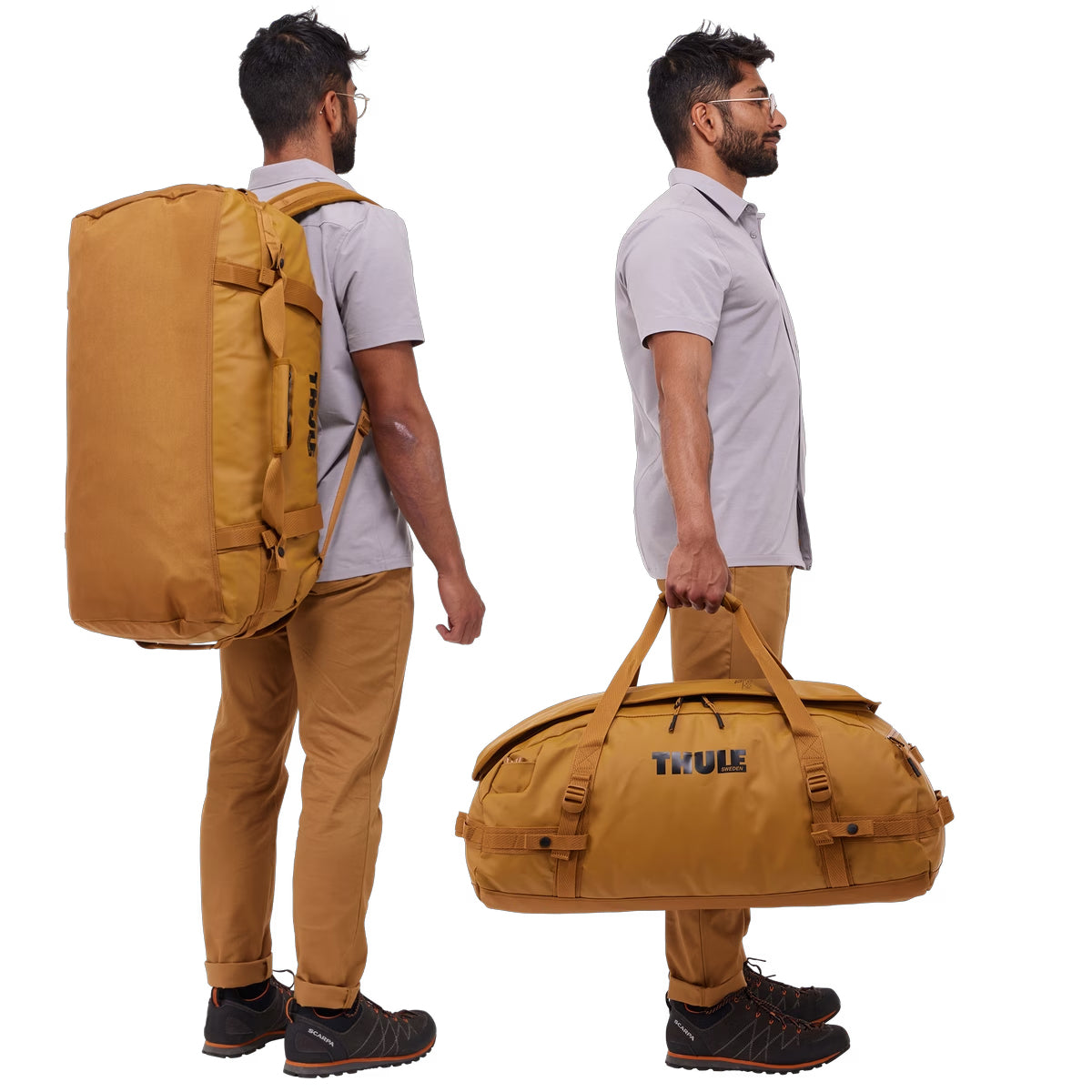Geanta voiaj duffel, Thule, Chasm, 70L, Golden
