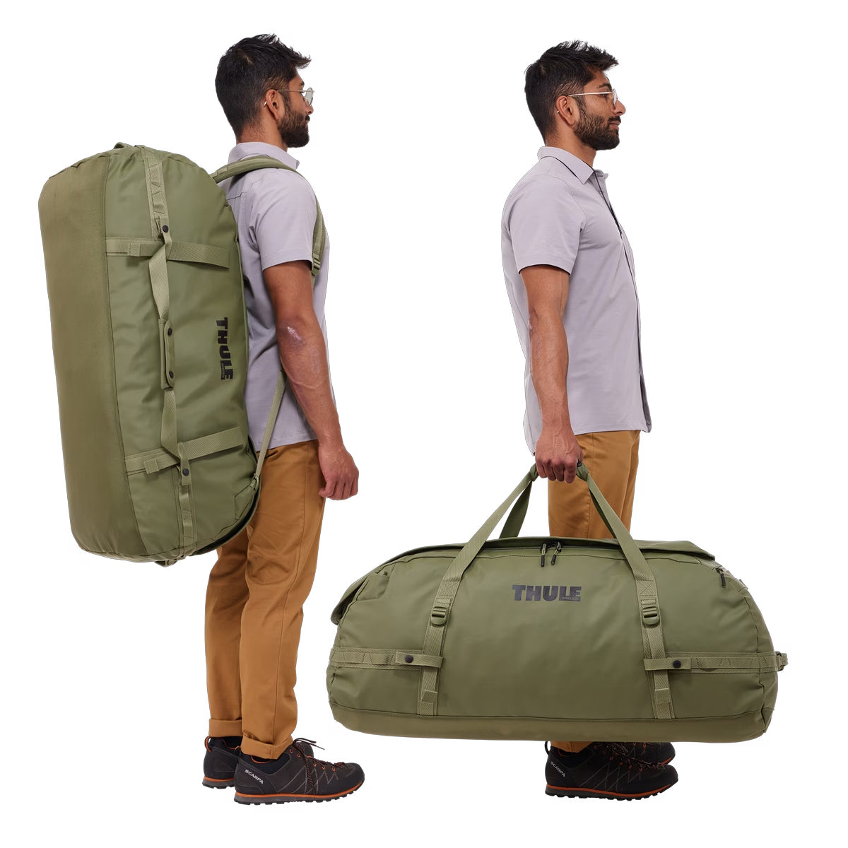 Geanta voiaj duffel, Thule, Chasm, 130L, Olivine