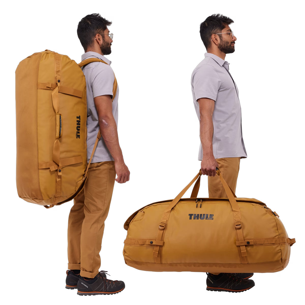 Geanta voiaj duffel, Thule, Chasm, 130L, Golden