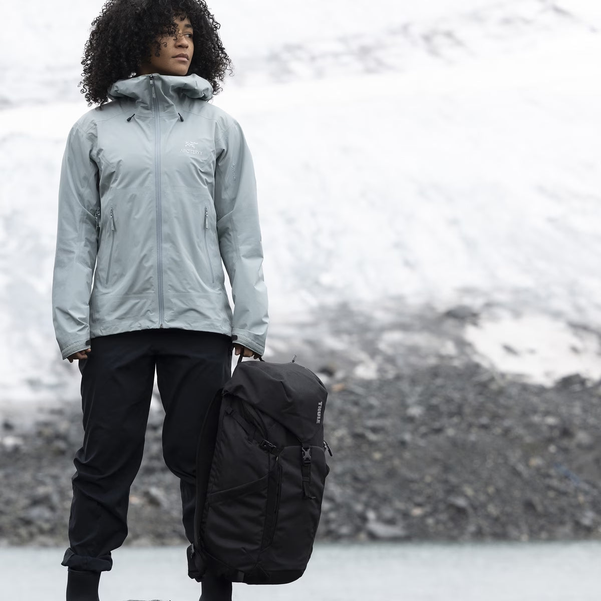 Rucsac cu husa protectie Thule AllTrail 25L, Black