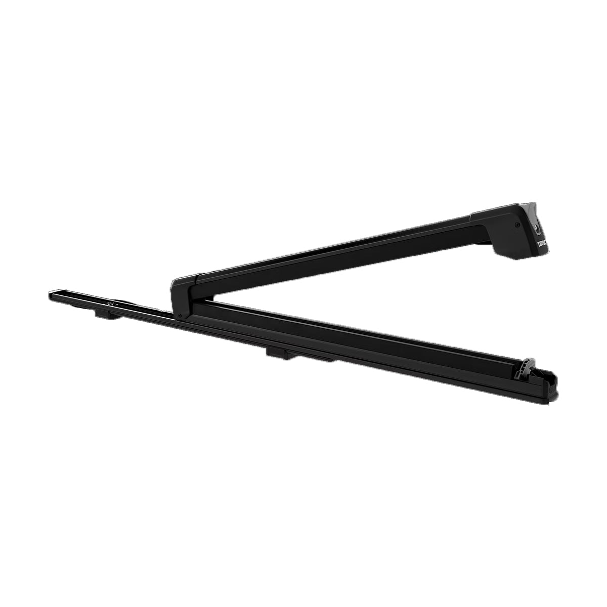 Suport 5 perechi schiuri Thule SnowPack Extender 7325 Negru cu prindere pe bare transversale aluminiu cu profil T
