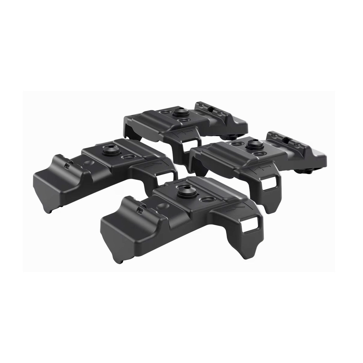 Kit prindere cutii portbagaj Thule Santu pe suportul de biciclete Thule EasyFold XT (set de 4 buc)