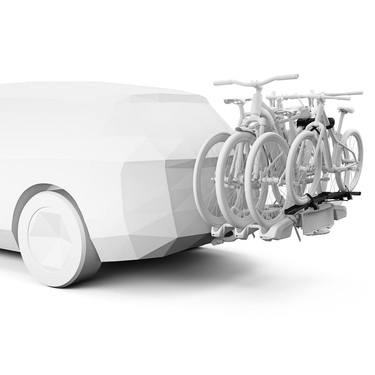 Adaptor a 3/4-a bicicleta pentru suportul de biciclete Thule EasyFold 3 cu prindere pe carligul de remorcare