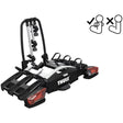 Suport pentru 3 biciclete Thule VeloCompact F cu prindere pe carligul de remorcare de tip FIX4BIKE