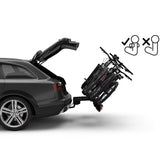 Suport biciclete Thule VeloCompact F cu prindere pe carligul de remorcare - pentru 3 biciclete