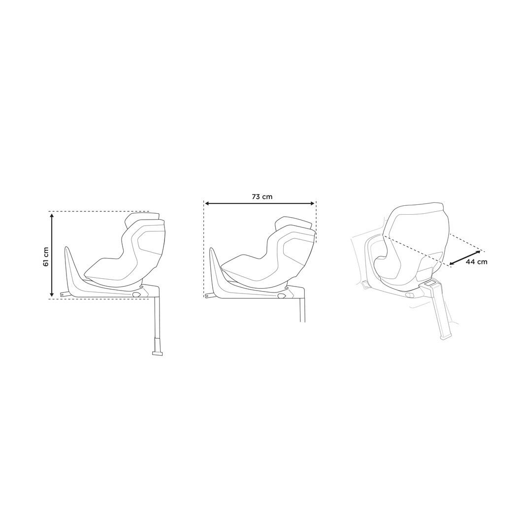 Scaun auto Thule Elm, 6 luni - 4 ani, Negru