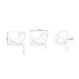 Scaun auto Thule Elm, 6 luni - 4 ani, Negru